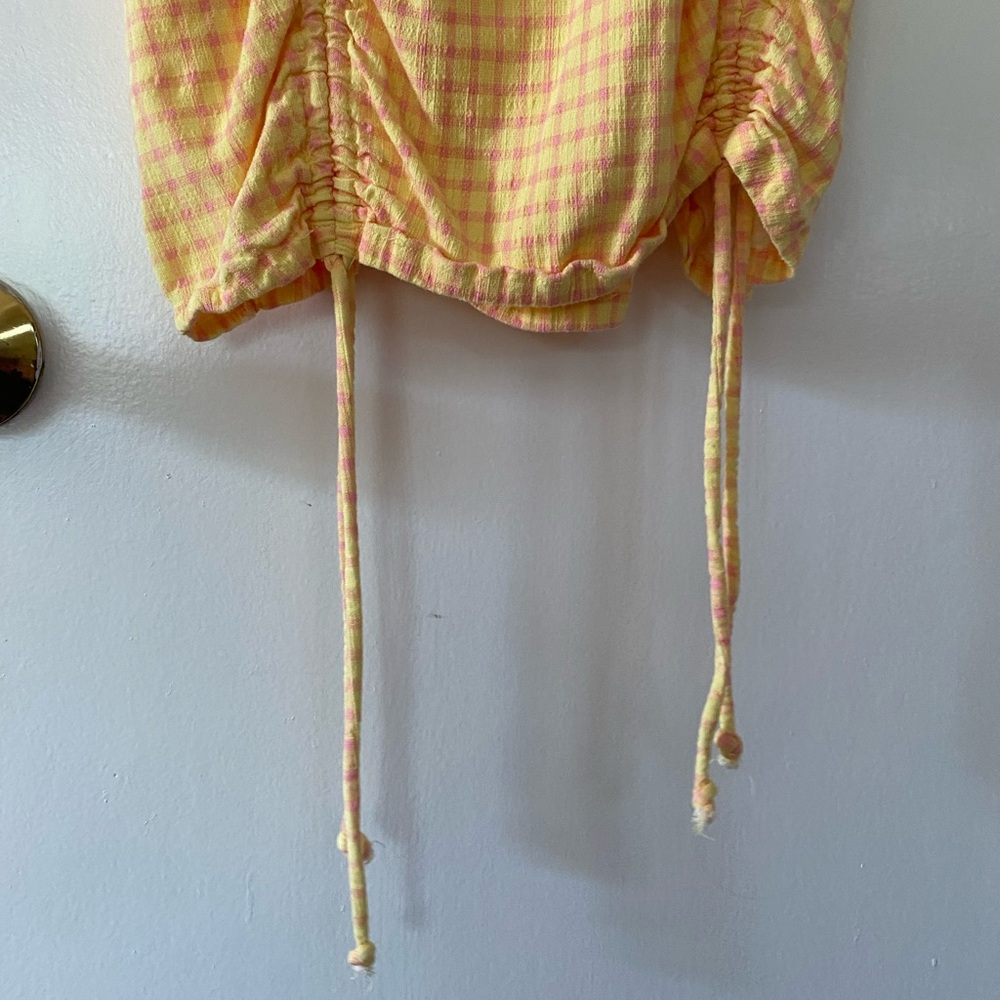Wild Fable Pink and Yellow Plaid Dress - Picture 3 of 6